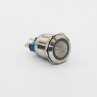 Кнопка металева КНМ-22-FJ-E 24V 1NO1NC плоска, зелений TAKEL