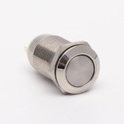 Кнопка металева КНМ-UL-12-FJ-Z 1NO плоска з фіксацією 5A TAKEL