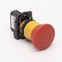 Кнопка управління натискна з фіксацією та поворотом TK5-AS542, червоний TAKEL