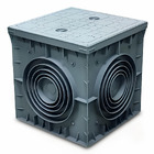 Колодязь кабельний MH-65 400х400х400мм з кришкою IP-65 сірий TAKEL