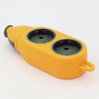 Колодка подовжувача 2 сторони 2+2 гнізда без з/к LEE