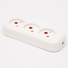 Колодка подовжувача 3 гнізда без з/к LEE