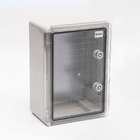 Корпус пластиковий ударостійкий (щит) 300x400x170мм з проз. дв. IP65