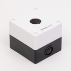 Корпус поста керування HJ-1 під 1 кнопку, білий TAKEL