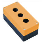 Корпус поста керування HJ-3 під 3 кнопки, жовтий TAKEL