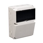 Корпус (щит) на 11 модулів та 2 силові роз'єми 288x218x124мм IP54 TAKEL
