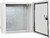 Корпус з монтажною панеллю металевий Light  40*40*20, IP54, серії UBox