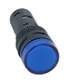 Лампа AD16DS d16mm 12В AC/DC синій TNSy