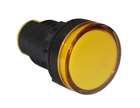 Лампа AD30DS d30mm 230В AC жовтий TNSy