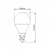 LED лампа TITANUM G45 6W E14 3000K