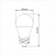 LED лампа TITANUM G45 6W E27 3000K