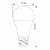 LED лампа VIDEX  A65e 15W E27 4100K