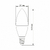 LED лампа VIDEX  C37e 7W E14 3000K