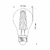 LED лампа VIDEX Filament A60FF 08W E27 1200K