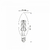 LED лампа VIDEX Filament C37F 6W E14 3000K