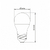 LED лампа VIDEX  G45e 3.5W E27 4100K