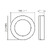 LED світильник ART IP65 круглий VIDEX VLE-BHFR-155B 15W 5000K Black