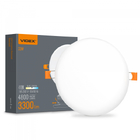LED світильник безрамковий круглий VIDEX 33W 4100K
