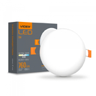 LED світильник безрамковий круглий VIDEX VLE-DLFR-094 9W 4000K 220V