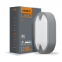 LED світильник IP65 овальний VIDEX 15W 5000K сірий