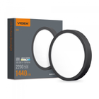 LED Світильник круглий накладний VIDEX 18W 5000K Black