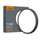 LED Світильник круглий накладний VIDEX 24W 5000K Black