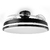 LED Світильник з вентилятором VIDEX CLF01 60W 3000K-4200K-6000K Black