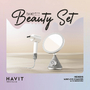 Набір 5в1 HAVIT HDK88 "Beauty Set" Дзеркало + Фен + Зарядка + Динамік