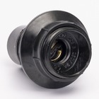 Патрон карболітовий Е14 з гайкою, чорний TAKEL