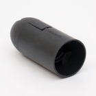 Патрон пластиковий Е14 підвісний, чорний TAKEL