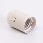 Патрон пластиковий Е27 підвісний, білий TAKEL