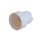 Перехідник пластиковий GU10-Е14, білий TAKEL