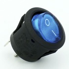 Перемикач клавішний КП-19 230В, блакитний