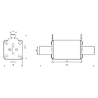 Плавка вставка запобіжника NH1 250А 80V DC TAKEL
