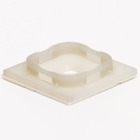 Площадка для кріплення хомутів з клеєвою основою біла 40х40мм (50шт) RELIANCE