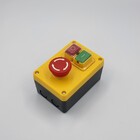 Пост кнопковий електромагнітний ESSB-212YC 5pin з аварійною кнопкою TAKEL