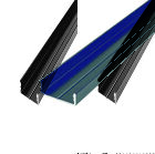 Профіль алюм. BIOM ЛП7B 6.5х15, чорний (палка 2м), м