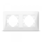 Рамка біла на 2 місця горизонтальна VIDEX BINERA