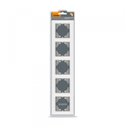 Рамка біле скло на 5 місць горизонтальна VIDEX BINERA