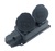 Розетка двомісна з захисними кришками з/к RUBBER IP44 RUBBER IP44 TNSy