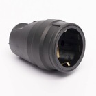 Розетка каучукова 408 2Р+РЕ IP44 LEE