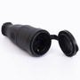 Розетка каучукова з захисною кришкою переносна 406 2Р+РЕ IP44 LEE