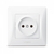 Розетка одинарна біла VIDEX BINERA