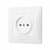 Розетка одинарна біла VIDEX BINERA