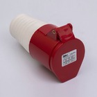 Розетка переносна 224 32А 380В 3Р+Е IP44 TAKEL