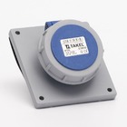 Розетка стаціонарна внутрішня 4132 16А 220В 2Р+Е IP67 Argent TAKEL