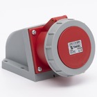 Розетка стаціонарна зовнішня 1242 32А 380В 3Р+Е IP67 Argent TAKEL