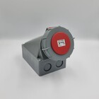 Розетка стаціонарна зовнішня 1352 63А 380В 3Р+N+Е IP67 Argent TAKEL