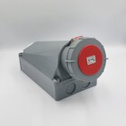 Розетка стаціонарна зовнішня 1452 125А 380В 3Р+N+Е IP67 Argent TAKEL