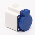 Розетка стаціонарна зовнішня 7112 16А 220В 2Р+Е IP44 LEE